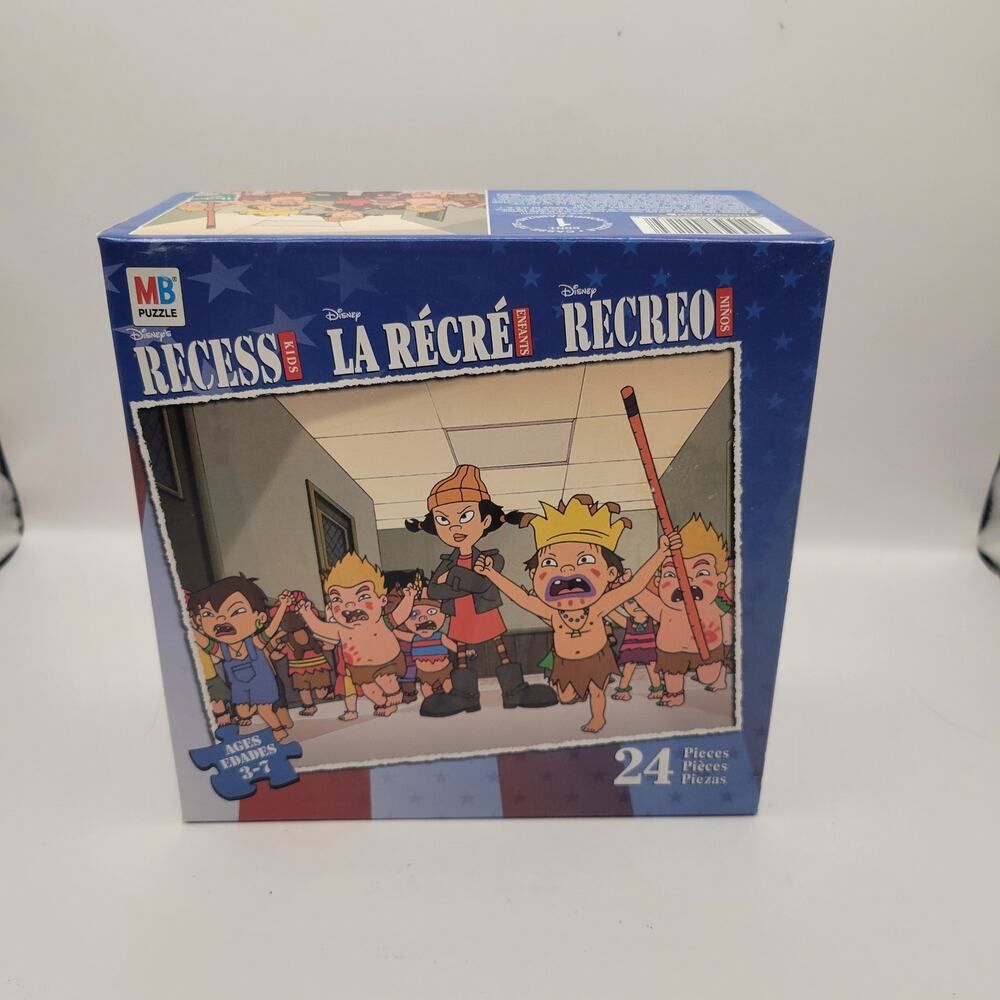 Rare Disneys Recess Kids 24 Piece Puzzle Hasbro MB 10 x 13 Vntg Y2K New